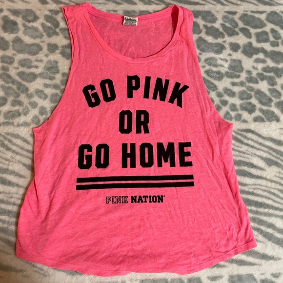 PINK Victoria's Secret Tops - Pink top small